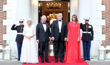 যুক্তরাষ্ট্র সফরে ব্রিটিশ রাজদম্পতি: হোয়াইট হাউসে ট্রাম্প দম্পতির সঙ্গে সৌজন্য সাক্ষাৎ