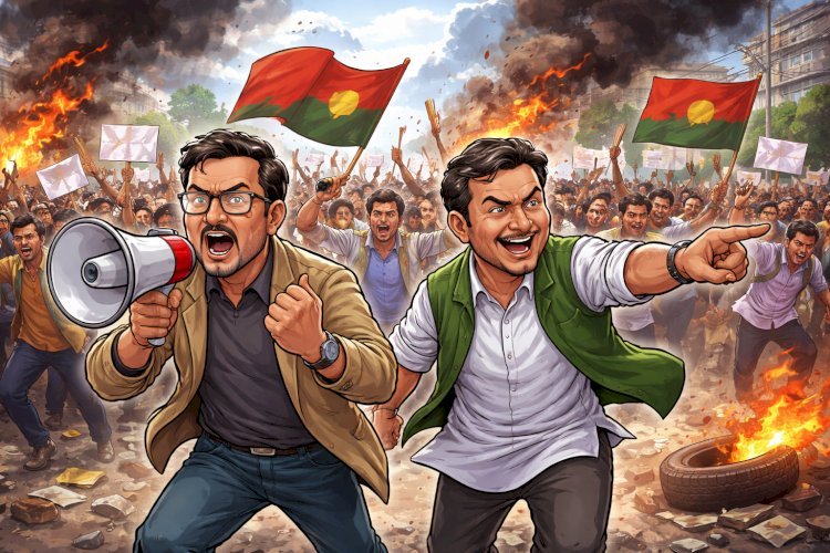 বিএনপির না ফিরলে হুশ, এনসিপি রাজপথে নেমে করবে টাশটুশ !