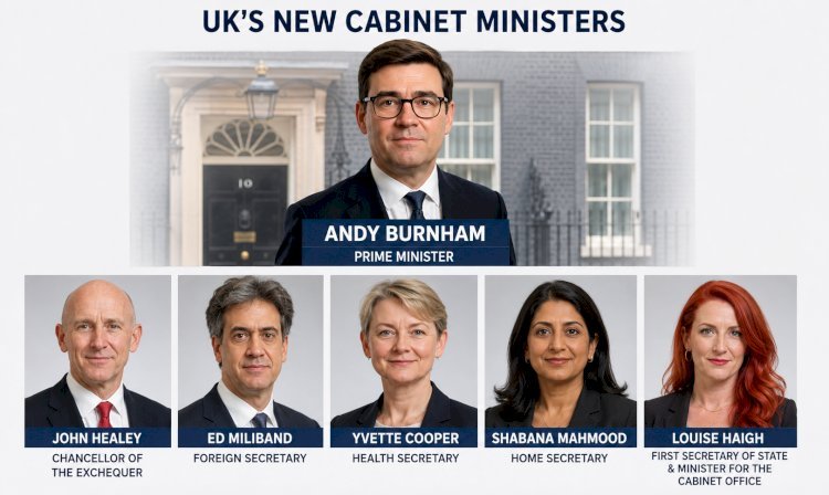 Burnham Unveils ‘New Britain’ Vision as Major Cabinet Reshuffle Begins
